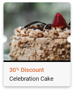30% Discount Celebration Cake