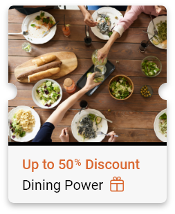 Upto 50% Discount Food and Beverage