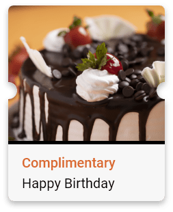 Complimentary Birthday Cake