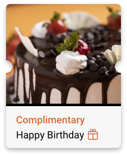 Complimentary Birthday Cake